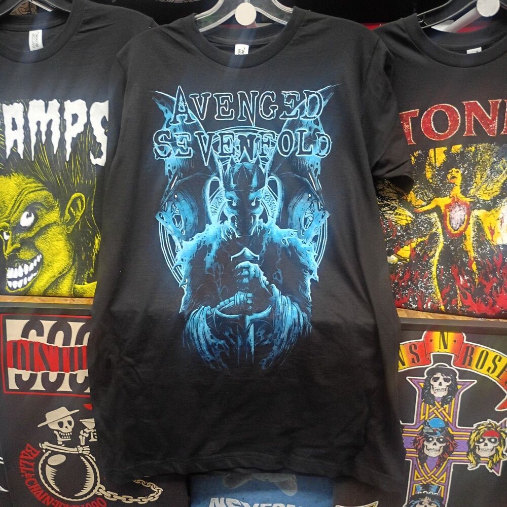 RARE AVENGED SEVENFOLD Band Rock Tee T-shirt Size xl X-large
